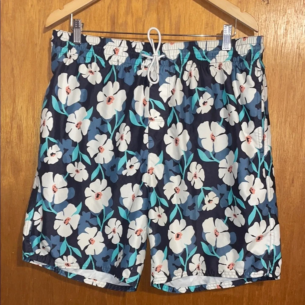 •OLD NAVY•MENS BLUE FLORAL 8